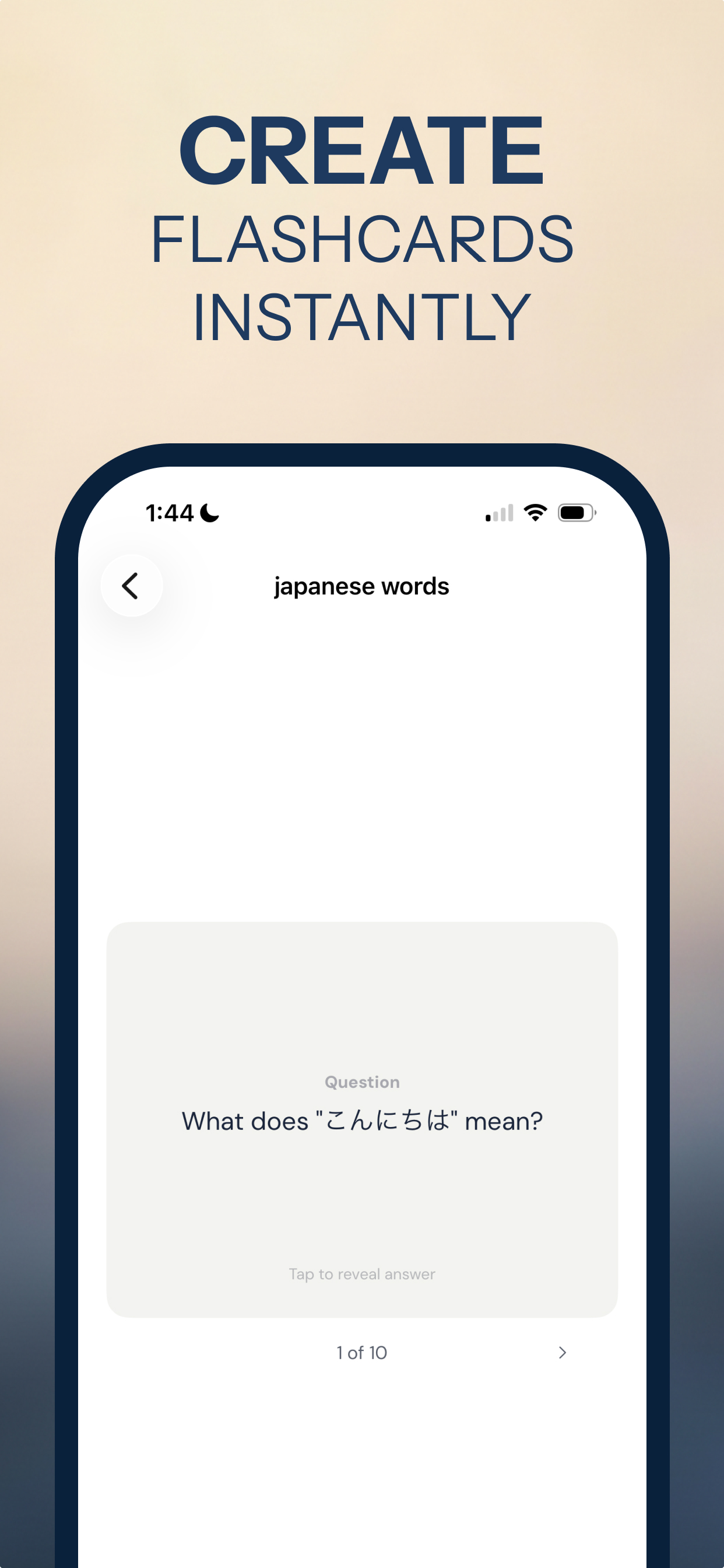 Vault AI turning notes into a flashcard deck instantly